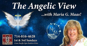 The Angelic View Radio Show Logo and Banner