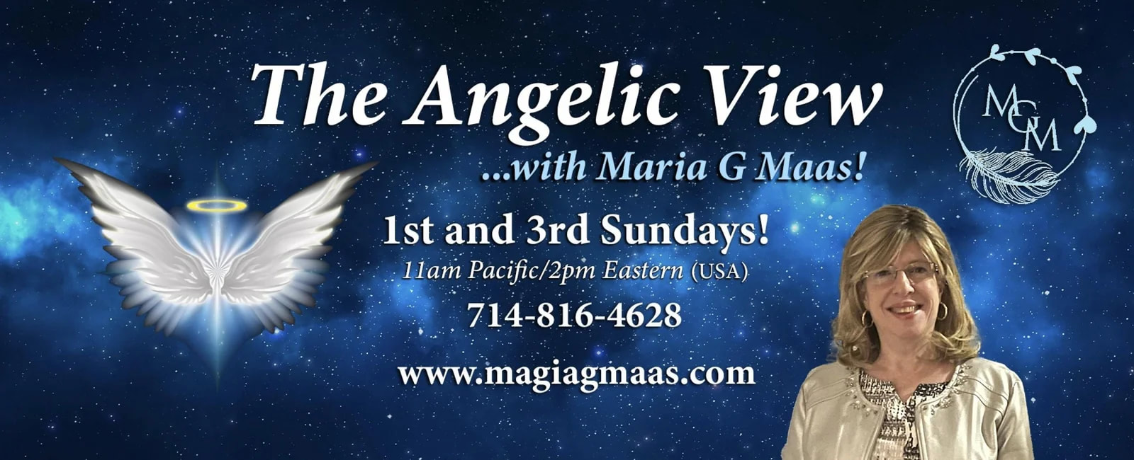 The Angelic View Radio Logo Banner