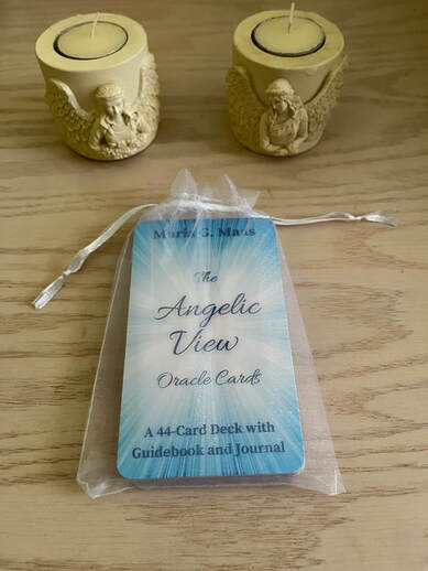 The Angelic View Oracle Cards Deck in Organza Pouch