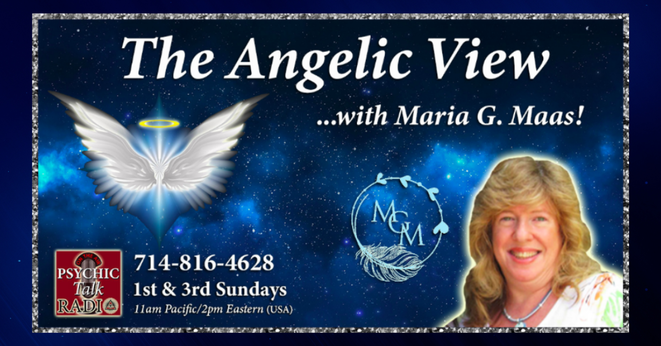 The Angelic View Radio Show Banner and Logo